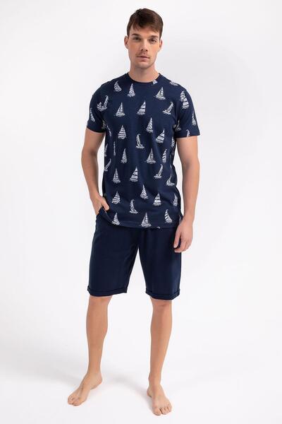 Arnetta Чоловічий бермудський костюм 1993 року Sailor Navy Blue