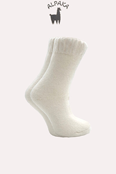 BENİSA ÇORAP Női alpaka gyapjú téli törölköző vastag zokni 4 darabos csomag