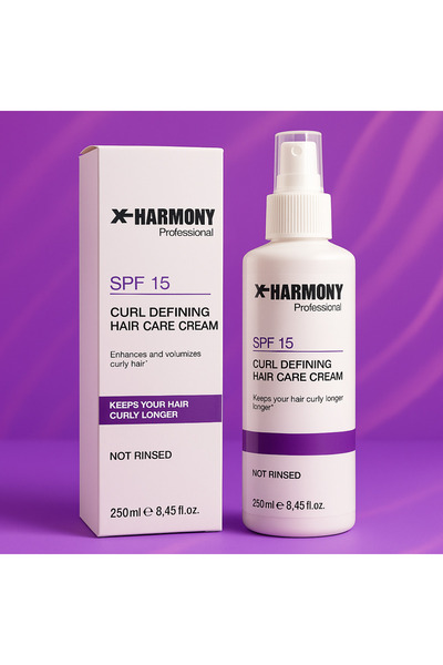 X Pro Harmony Protective Spf15 Curl Defining Leave-In Conditioner with Keratin-Collagen