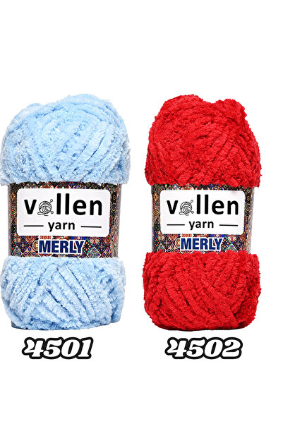 vollen yarn Merly Plush Hand Knitting Yarn 100 g – Mother's Lamb Velvet Yarn, Soft Yarn, Baby Blanket Yarn, Crochet,