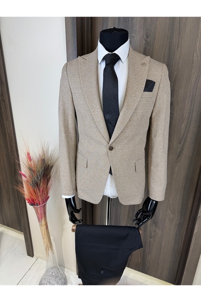 leonmen blazer tek ceket