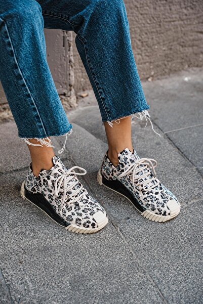 diclepolat Bézs leopárdmintás - kő részletes ortopéd női sportcipő