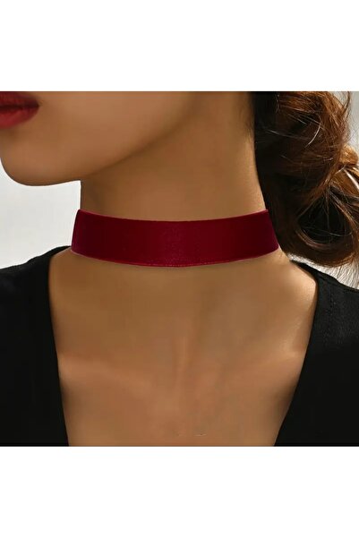 MutluBiDünya Vintage Kadife Choker 2 cm