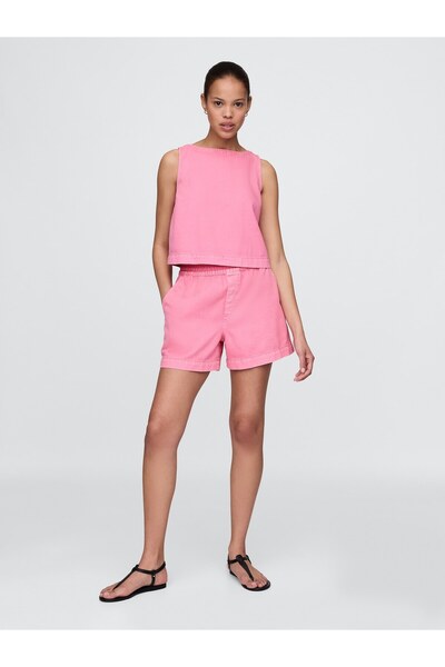 GAP Kadın Pembe UltraSoft Denim Atlet