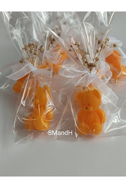 SMandH 15 Adet Jelatinli Ayıcık Mum Kına, Söz, Nişan, Nikah, Düğün, Bebek, Babyshower, Doğum Günü Hediyelik