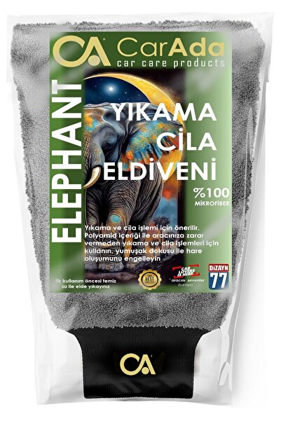 CarAda Elephant Mikrofiber Oto Yıkama Ve Cila Eldiveni