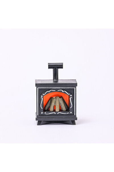 GUCSO Minyatür LED Şömine, Dekoratif Işıklı Küçük Şömine, Mini LED Şömine Işığı, Sıcak Ambiyanslı Dekor