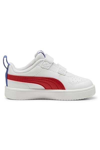 Puma Rickie V Inf 391328-37 Ortopedik Bebek Spor Ayakkabı BEYAZ-KIRMIZI