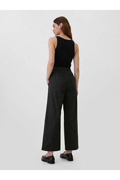GAP KadınMid Rise Easy Wide-Leg Khaki Pantolon