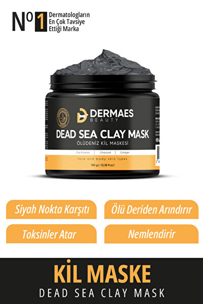 DERMAES beauty Karma-Yagli-Akne/ Egilimli Cilt, Siyah Nokta Karsiti ölü deniz...