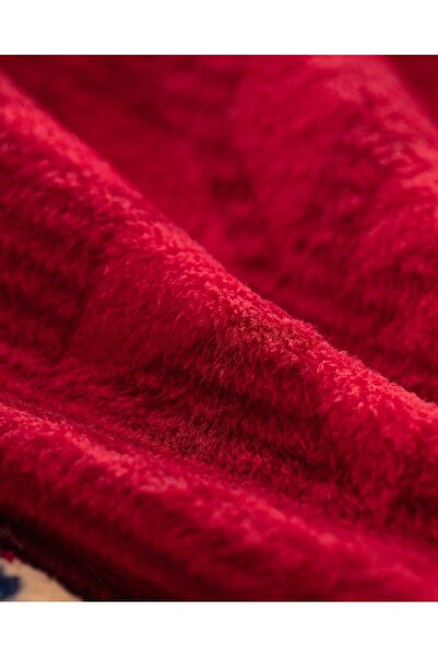 Madame Coco Delit Welsoft Bedruckte Einzeldecke - Rot