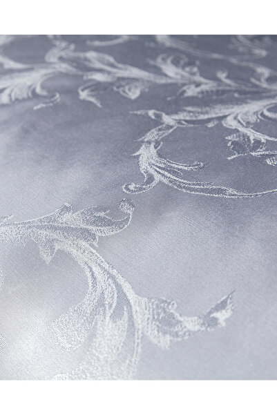 Madame Coco Blaye Jacquard-Satin-Bettbezug-Set, Kingsize, Grau