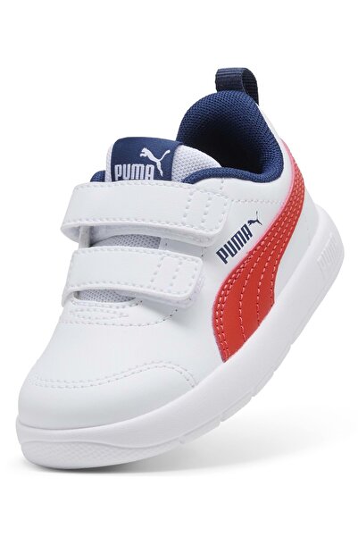 Puma Courtflex V3 V Inf 310252 Orthopedic Baby Kids Sports Shoes Orange