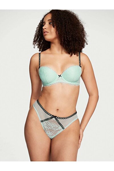 Victoria's Secret Klasik Dantelli Kurdeleli Tanga Külot