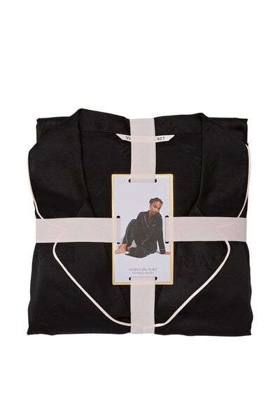 Victoria's Secret Saten Uzun Pijama Takımı