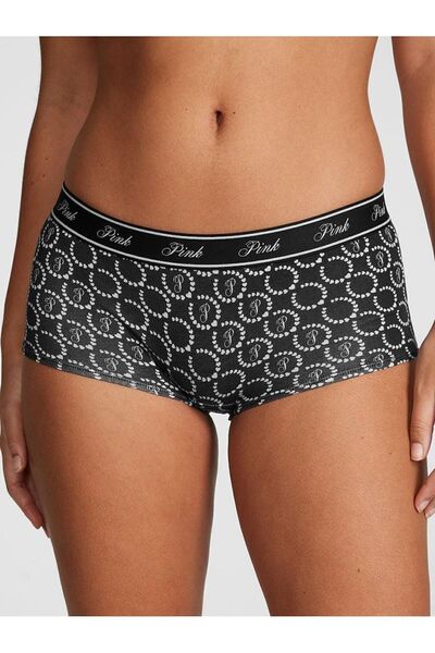 PINK Logolu Pamuklu Boyshort Külot