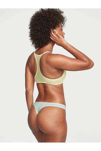 Victoria's Secret Esnek Pamuklu Derin Bacak Kesim Tanga Külot
