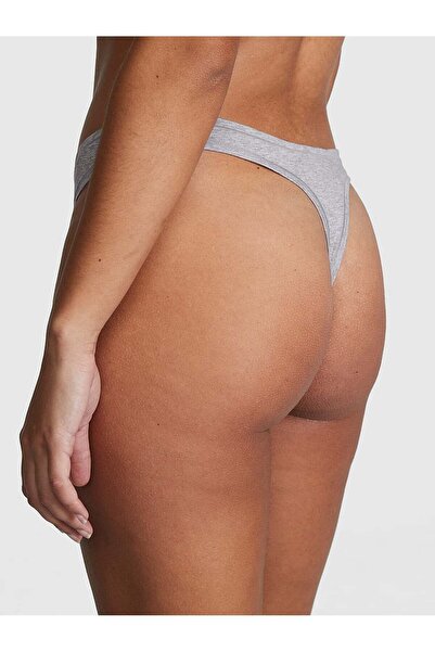 Victoria's Secret Βαμβακερό στρινγκ με βαθύ κόψιμο στα πόδια