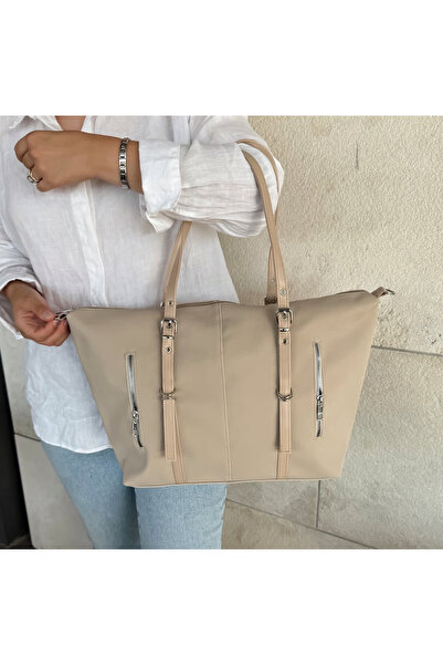 Elanore Geantă de umăr pentru femei, din material satinat, de dimensiuni mari...