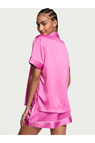 Victoria's Secret Saten Kısa Pijama Takımı