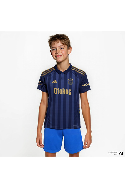 adidas Fenerbahçe 25-26 Kids Navy Blue Third Football Jersey