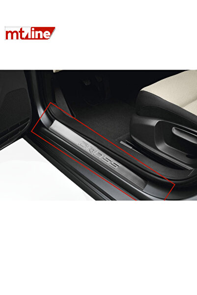 Mt Line Accessories Kapı Eşiği 4 Parça Fiat Egea Cross 2016 Ve Üzeri Uyumlu K...