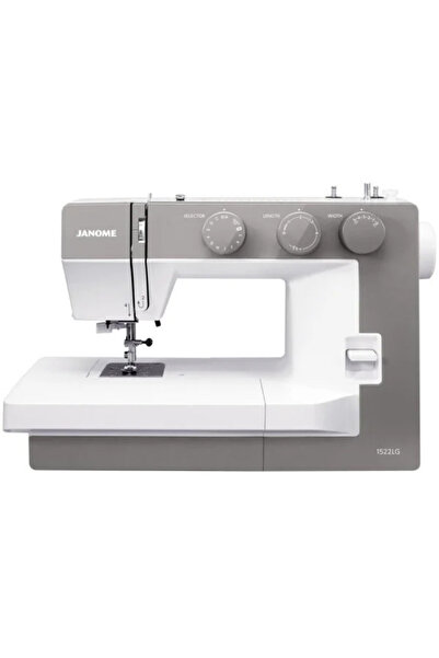 Janome Masina de cusut electromecanica 1522LG, 25 Programe, 860 Imp/Min, 60W, Alb/Roz