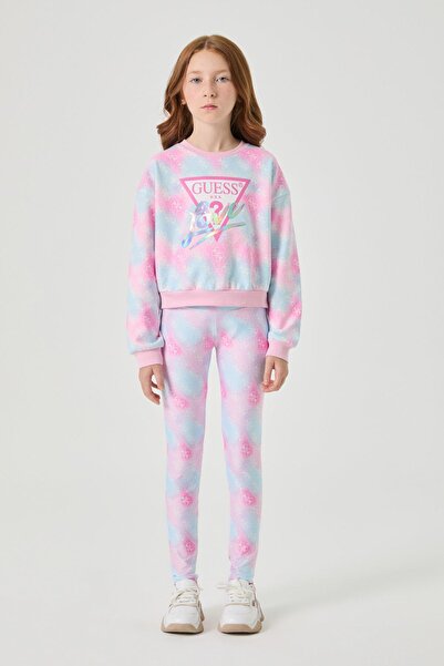Guess BG Store Girl's Patterned Sweatshirt