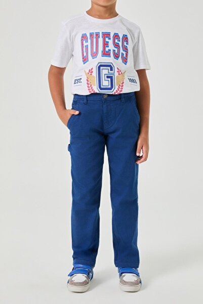 Guess BG Store Erkek Çocuk Mavi Pantolon