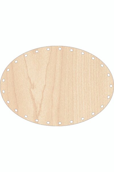 SUN LAZER Rattan Örgü Taban Plakası Elips 20x14 Banu 2 Adet