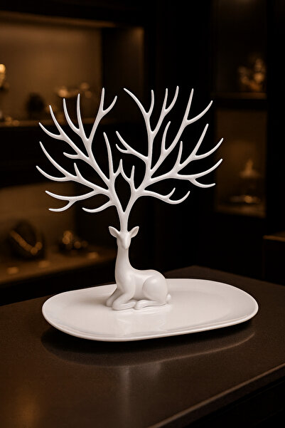 BGULF Geyik Tasarımlı Takı Standı (Yüzük, Kolye, Küpe, Mücevher vb. Askılığı)...