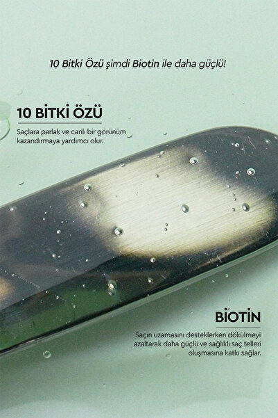 Otacı Botanics + Canlandırıcı & Besleyici Bakım - 10 Bitki Özü ve Biotin İçeren Bitkisel Şampuan