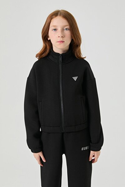 Guess BG Store Kız Çocuk Siyah Eşofman Üstü