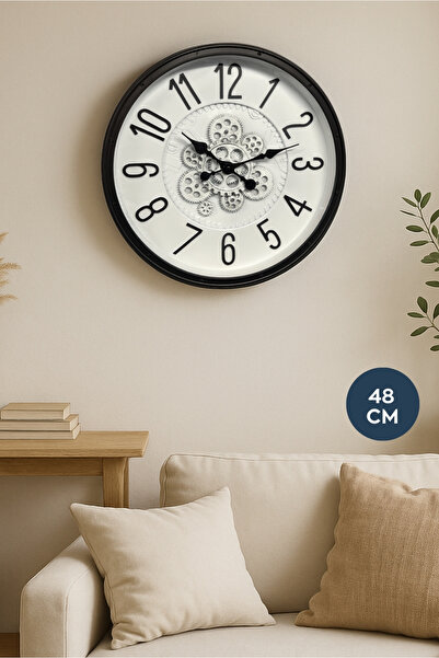 HOMİNG Vianora 40 cm Büyük Boy Duvar Saati 242253