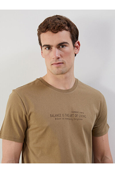 LC Waikiki Tricou pentru bărbați din bumbac pieptănat cu mânecă scurtă LCW ECO