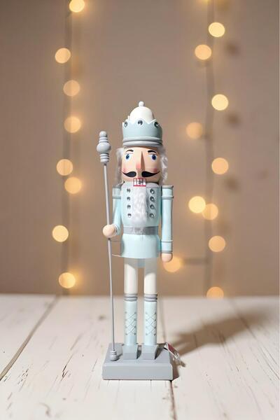 PARTİ SEPETİ Buz Mavisi Renkli Kurşun Asker Yılbaşı Süsü