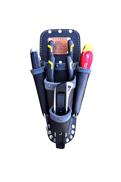 ROAN ARMOUR Elektrikçi Bel Alet Çantası Hakiki Deri 75mp