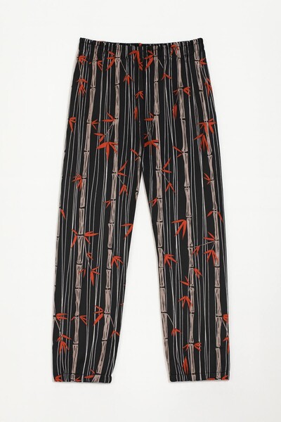 MARKAPIA WOMAN Pantaloni de pijama pentru femei, din catifea moale, cu textur...