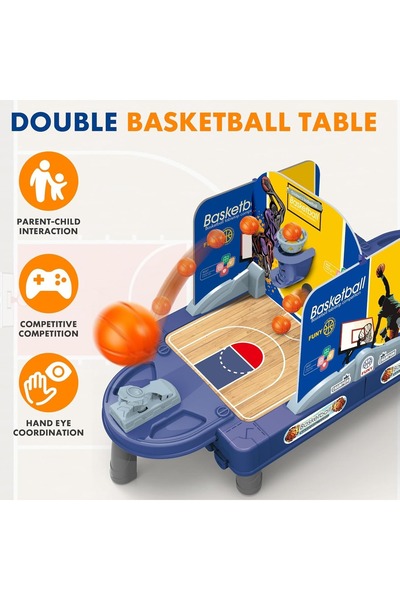 Toybox Kids Basketball Shooting Game Toy, Desktop Basketball Games Set