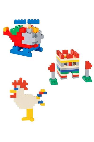 Micromax Mmx 144 Pieces Plastic Blocks - 02 010 Model Box