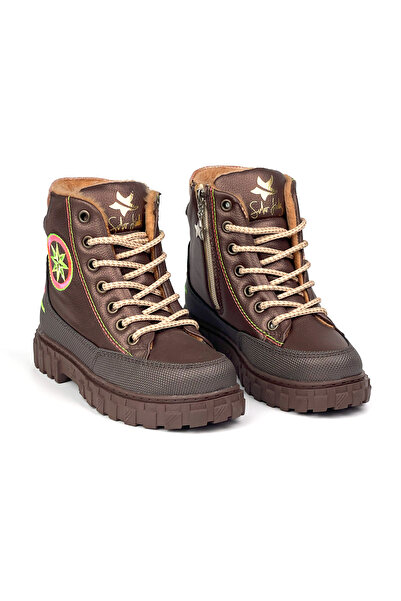 KAJILA Ανδρικές μπότες καφέ γούνινες με θερμοσόλα, ανθεκτικές στο νερό και το κρύο, καθημερινές άνετες μπότες