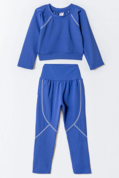 Beniizle Girls' Long Sleeve Sports Suit