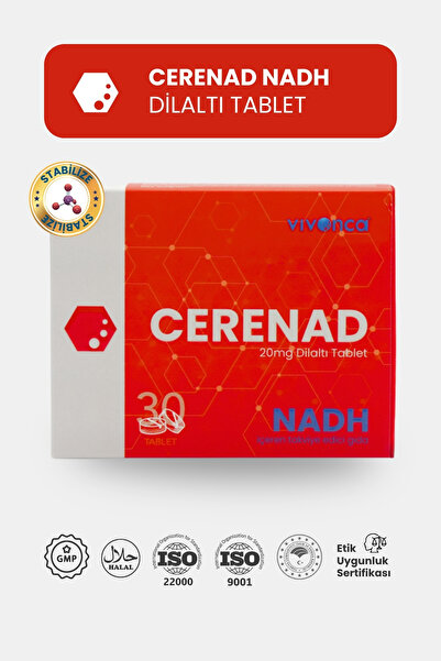 Cerenad قرص مكمل غذائي يحتوي على 30 منديل تحت اللسان