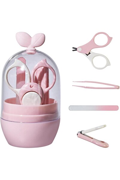 Twisoo مجموعة أظافر الأطفال 4 في 1 - مقص أظافر آمن، ومقص، وملقط، ومجموعة مبرد...