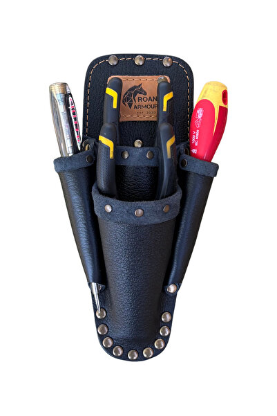 ROAN ARMOUR Elektrikçi Bel Alet Çantası Hakiki Deri 75p