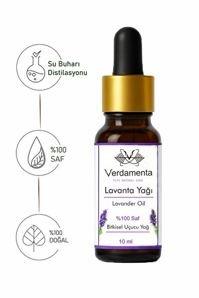 verdamenta %100 Saf Ve Doğal Lavanta Yağı 10 ml Bitkisel Aromaterapi Lavanta ...