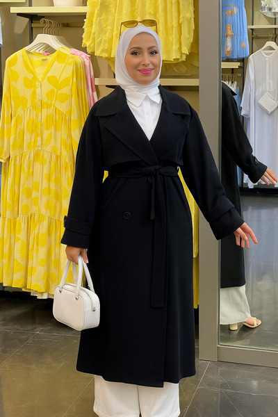 Tebrikler tekstil Women's Summer Stylish Trench Coat Model G3108