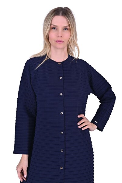 Invee INVEE 5732 Model Ribbed Knitwear Cardigan