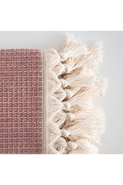 Ecocotton Arden Банний рушник 100% органічна бавовна з додаванням конопель Рушник червоно-бежевий 70x140 см