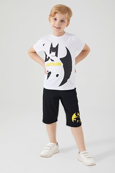 Batman Bat Wings White Boy Capri Suit